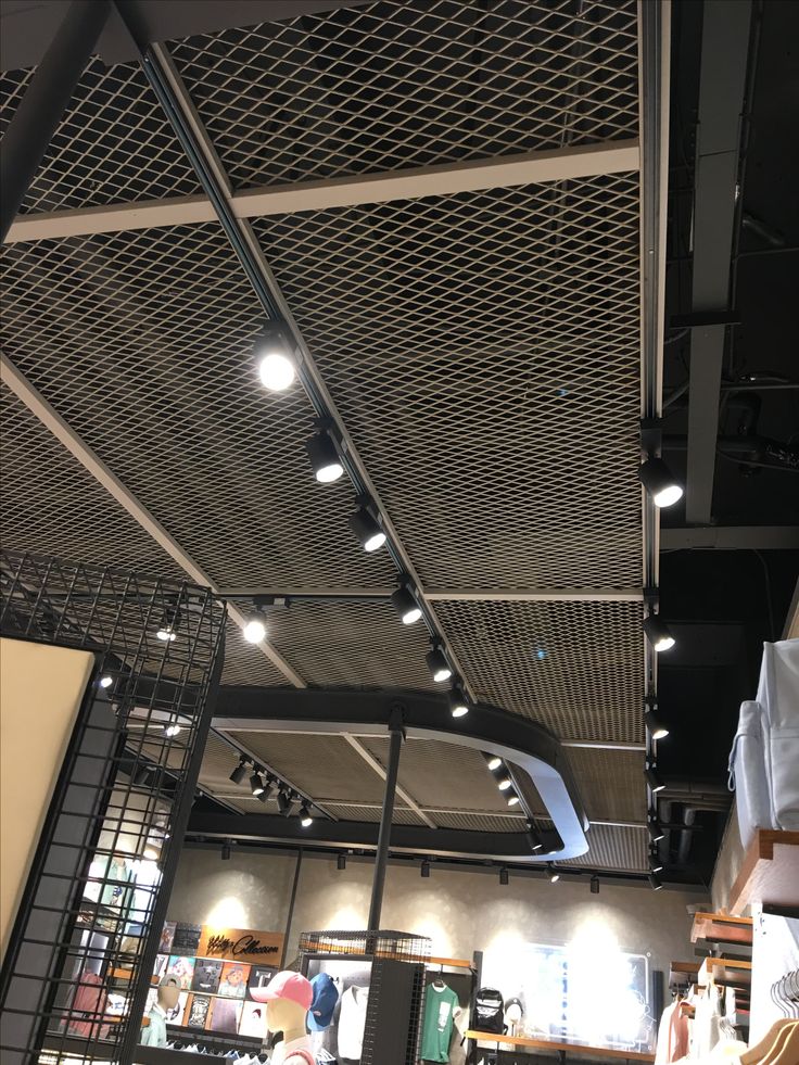 Retail concourse ceiling