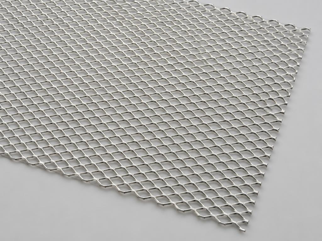 Fine opening expanded metal